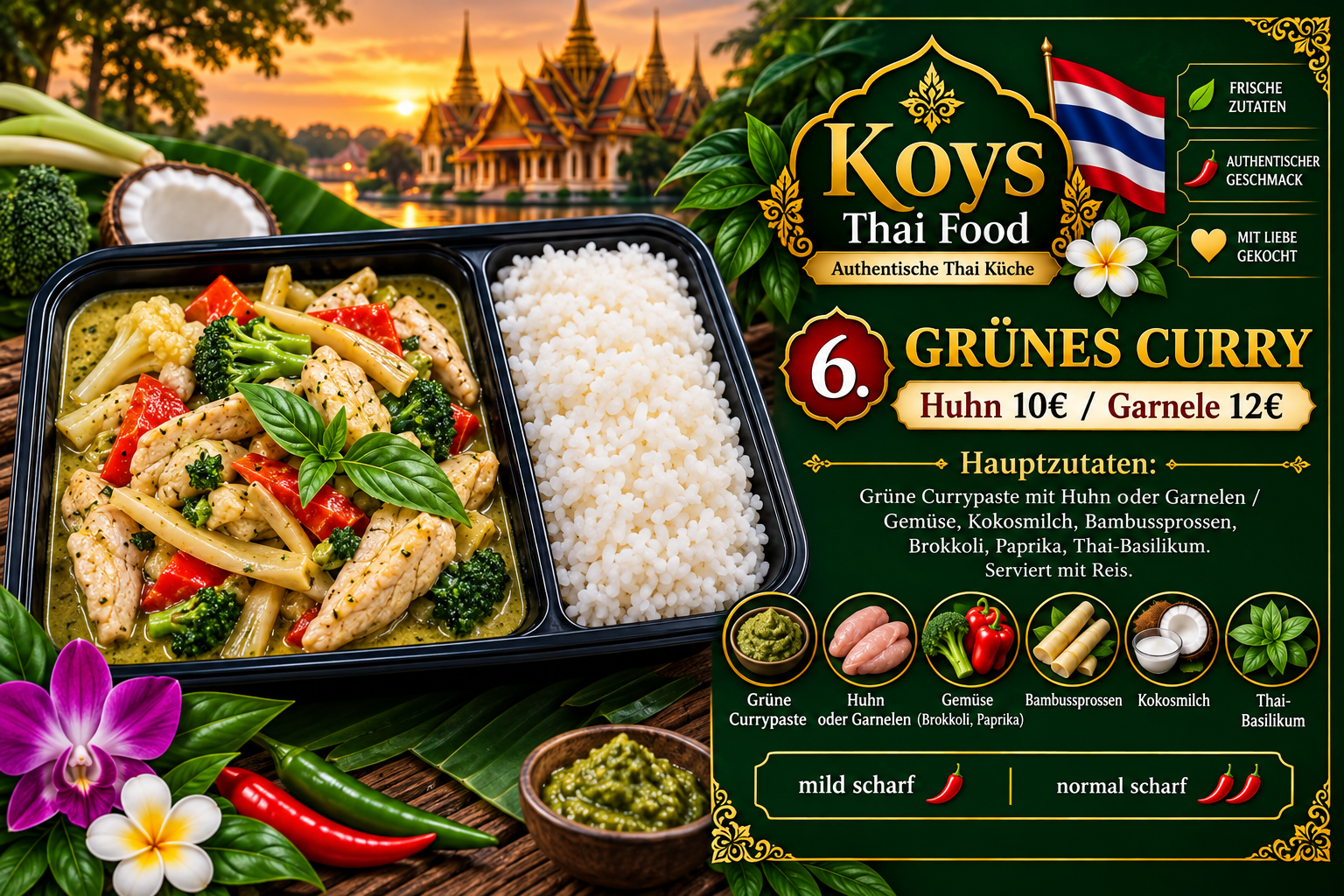 Grünes Curry